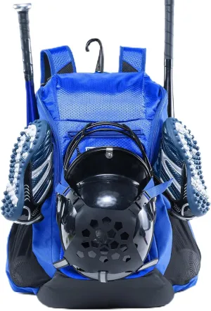 | Baseball Bag Softball Bat Bag, Double-layer Baseball Backpack Adult with Gear Klip To Hold Baseball Glove, Baseball Essential Gear, Youth Baseball Bag for Boys, Girls, Baseball Accessories