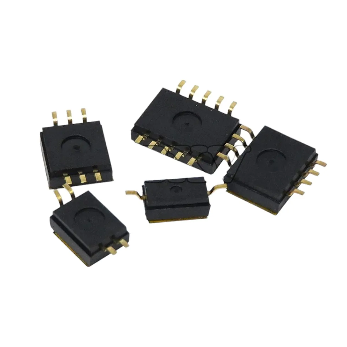 10PCS/LOT SMT Slide Type Switch 1P 2P 3P 4P 5P 1.27mm Position Way Dip Black Pitch Toggle Snap New 2025 for Arrival High Reliable Electronic Component, Precision, Stable Performance