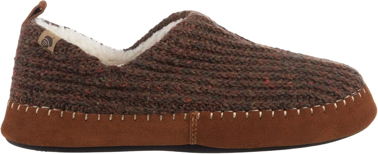 Acorn Men's Camden Recycled Moccasin Slippers with Berber Lining