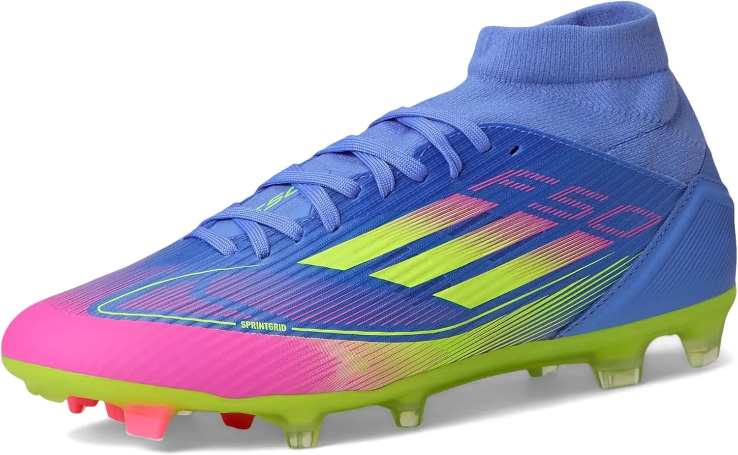 adidas Women's F50 League Mid Top Firm Multi Ground Soccer Cleats Sneaker