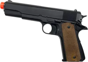 Airsoft Pistol 1911 Non-Blowback Style Full Size Gas Powered 14 Rounds 300 FPS   Free 1000 Bio BBS