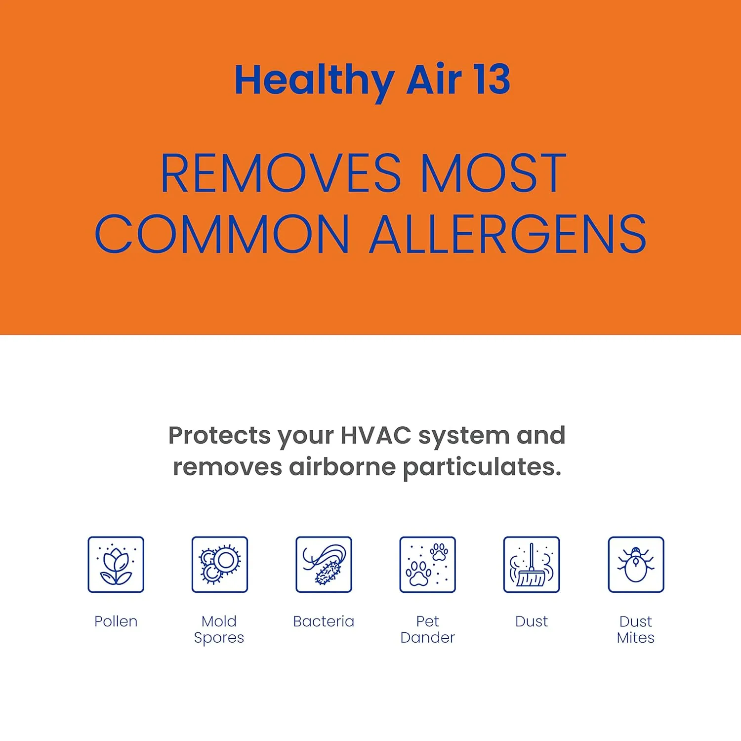 AprilAire 413 Replacement Filter for AprilAire Whole House Air Purifiers - MERV 13, Healthy Home Allergy, 16x25x4 Air Filter (Pack of 2)
