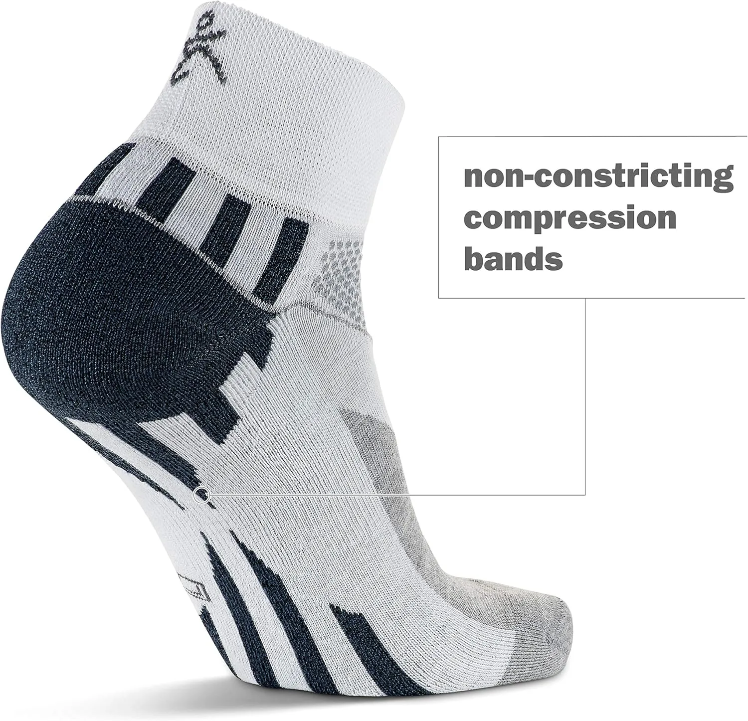 Balega Enduro V-Tech Quarter Socks For Men and Women (1 Pair)