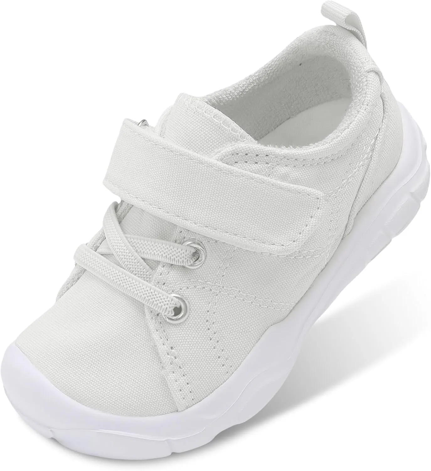 BARERUN Kids Canvas Shoes Running Shoes for Girls Boys Wide Toe Box Barefoot Toddler Sneakers Girls Boys School Shoes Non-Slip Toddler Tennis Shoes