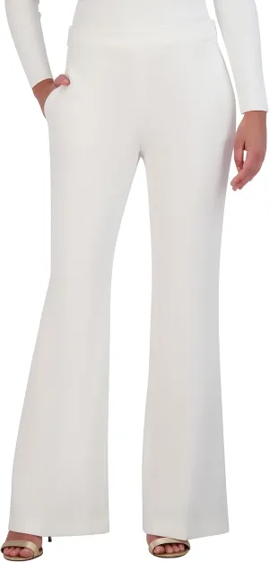 BCBGMAXAZRIA Women's Flare Leg Pant with Zipper