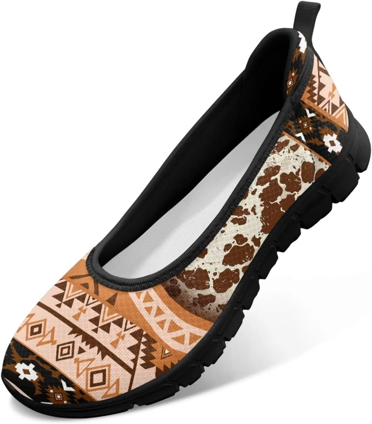 Binienty Ladies Slip on Loafer Shoes Womens Dress Clothes Flats Mesh Nurse Walking Sneakers with EVA Sole Anti Skid