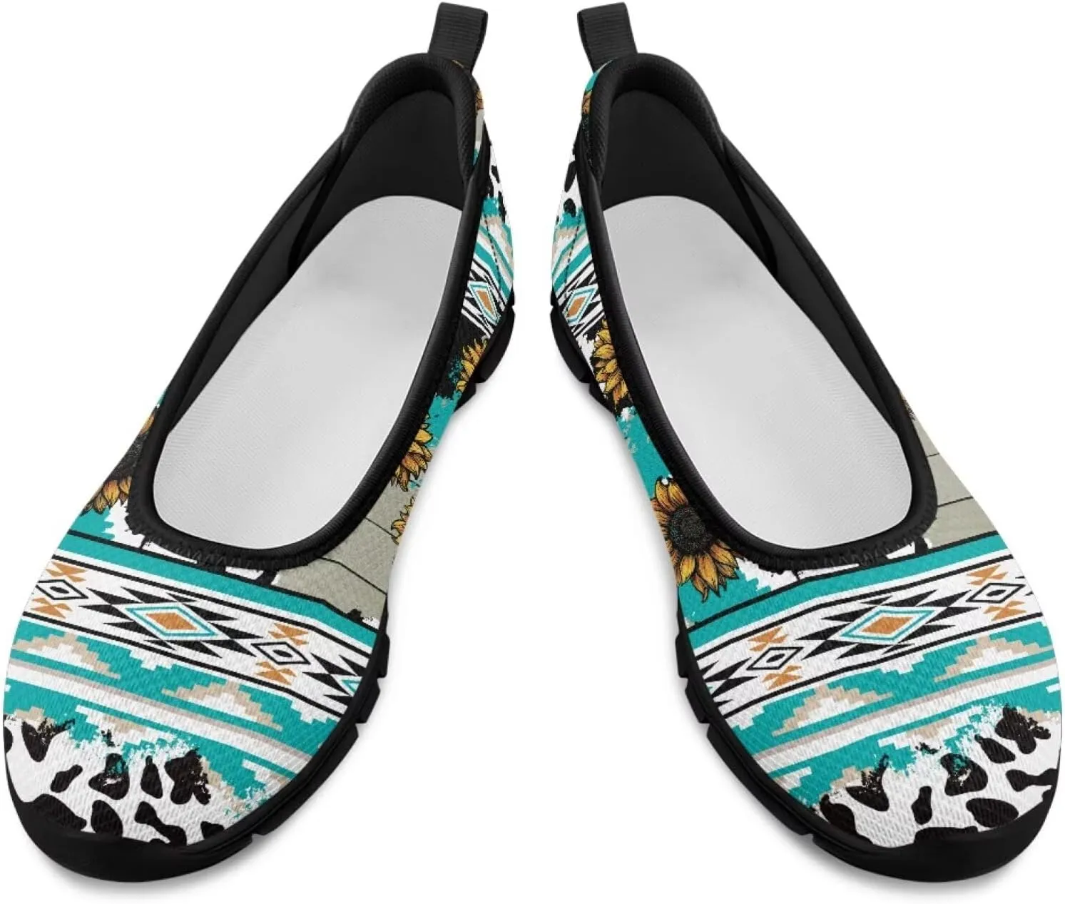 Binienty Ladies Slip on Loafer Shoes Womens Dress Clothes Flats Mesh Nurse Walking Sneakers with EVA Sole Anti Skid