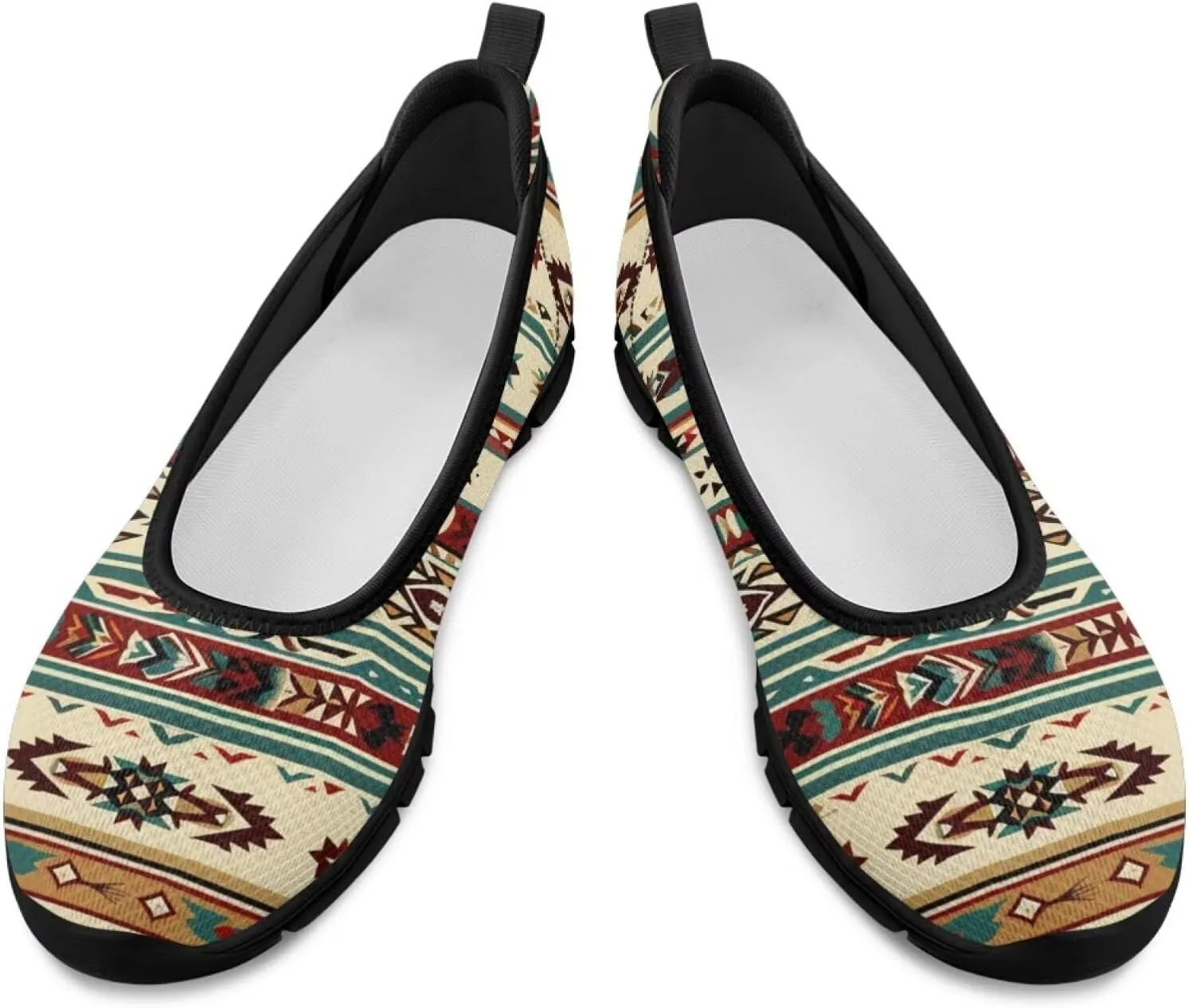 Binienty Ladies Slip on Loafer Shoes Womens Dress Clothes Flats Mesh Nurse Walking Sneakers with EVA Sole Anti Skid