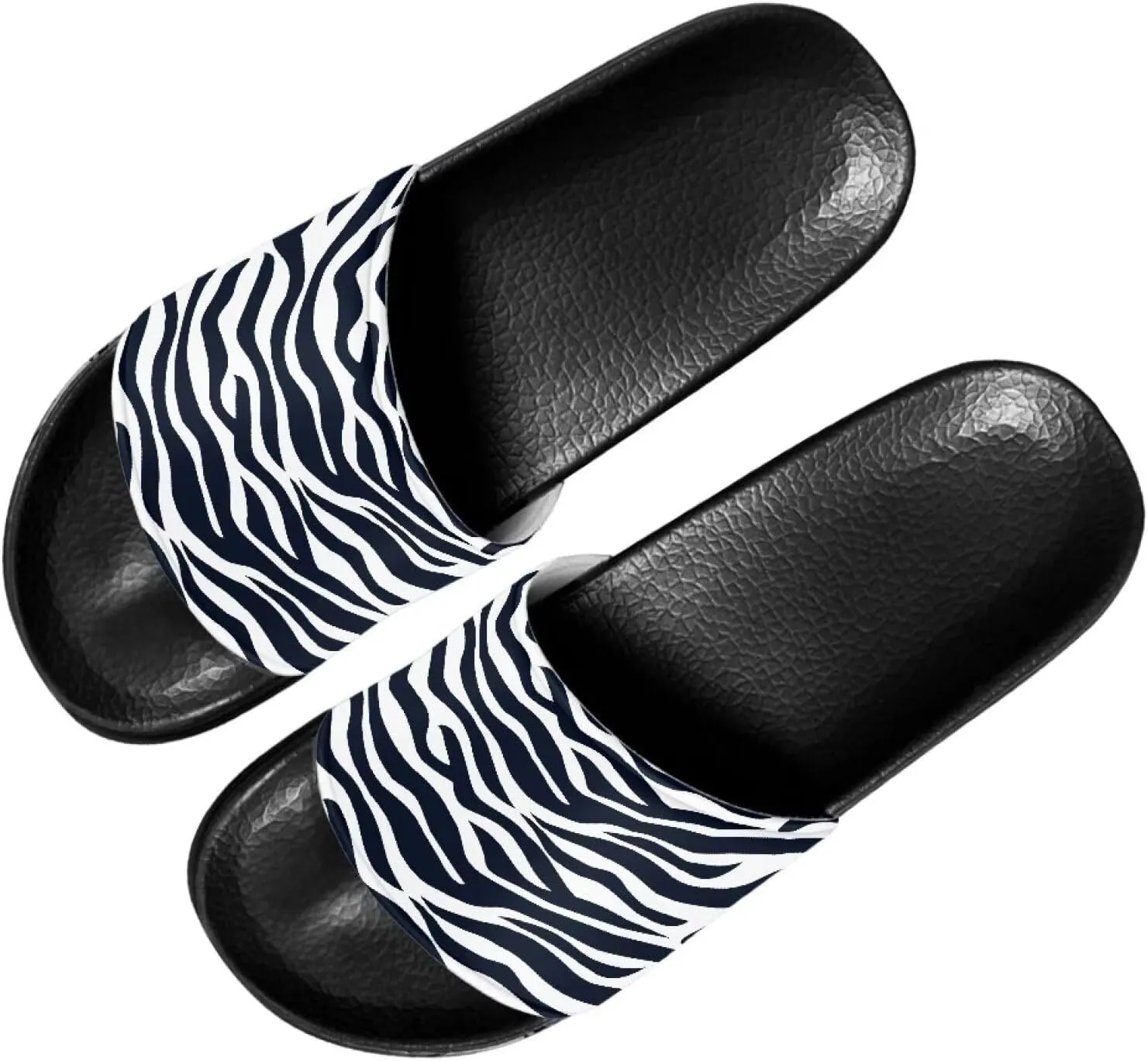 Binienty Womens Mens Fashion Slide Sandals Non Slip Summer Slippers for Bathroom, Indoor Home, Pool, Beach