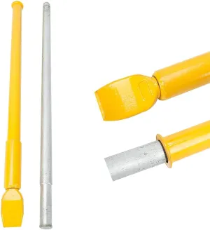 BLACKHORSE-RACING Heavy Duty Tire Bead Breaker Slide Hammer Impact for Car Truck Trailer Portable Tire Changing Sliding Hammer Yellow