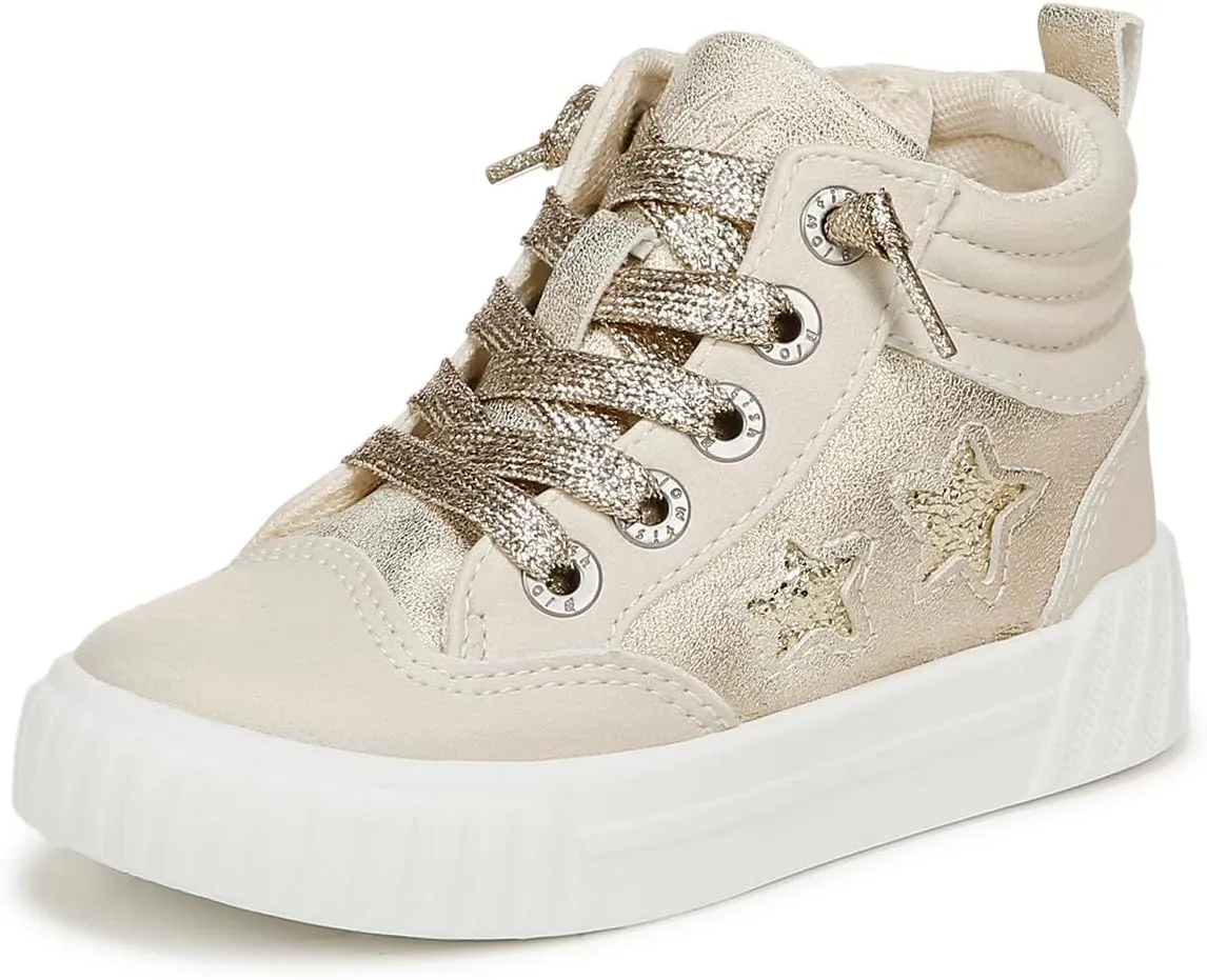 Blowfish Malibu Infant Girls Wanderland Toddlers Fashion High Top Sneaker Cream 5 T