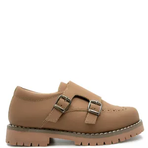 Blublonc Biscotto Double Monk Wingtip Loafer