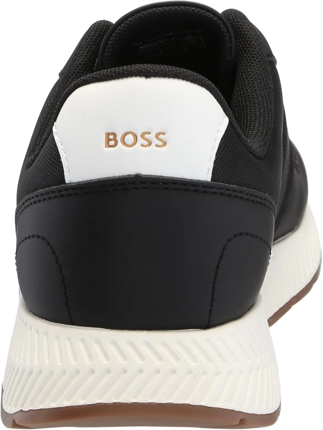 BOSS Men's Leather Mix Low Top Sneaker
