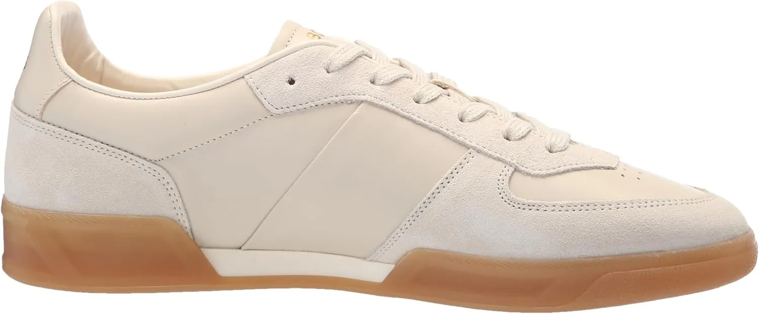 BOSS Men's Soft Leather Block Logo Low Top Sneaker