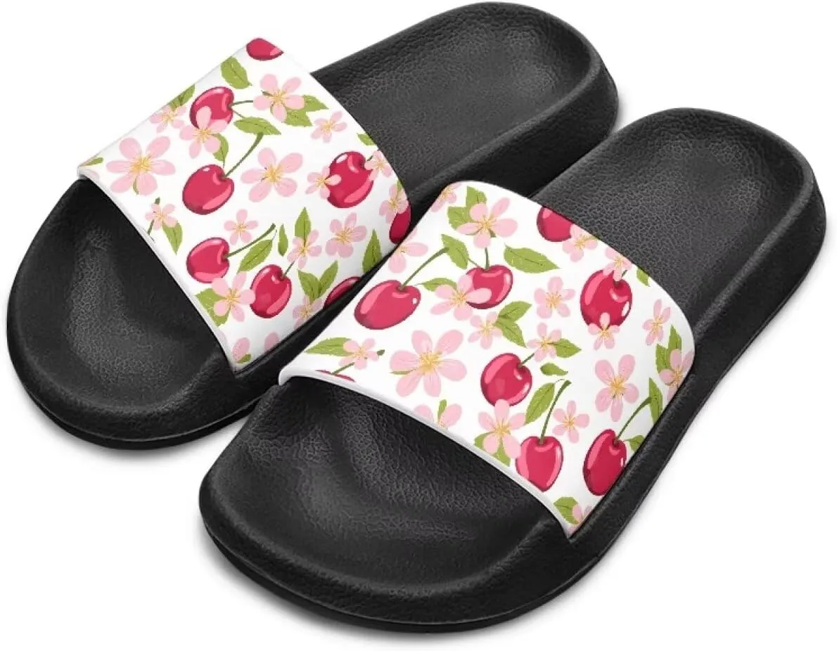Boy & Girls Slide Sandals Summer Shoes Kids Shower Slippers Non Slip Girls Sandals