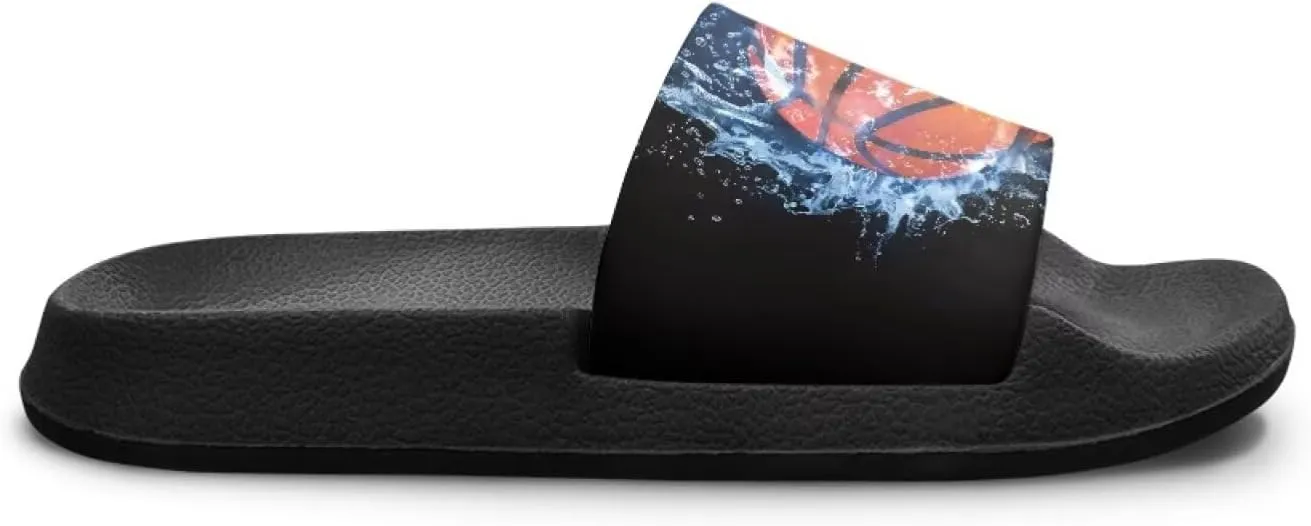 Boys Slide Sandals Non Slip Summer House Slippers Kids Slip-on Flip Flops Cusual Beach Sandal