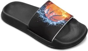 Boys Slide Sandals Non Slip Summer House Slippers Kids Slip-on Flip Flops Cusual Beach Sandal