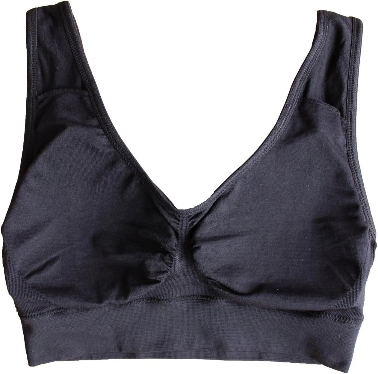Cabales Women's Seamless Bras for Yoga Fitness Running Workout Low Impact Sports Bras with Removable Pads