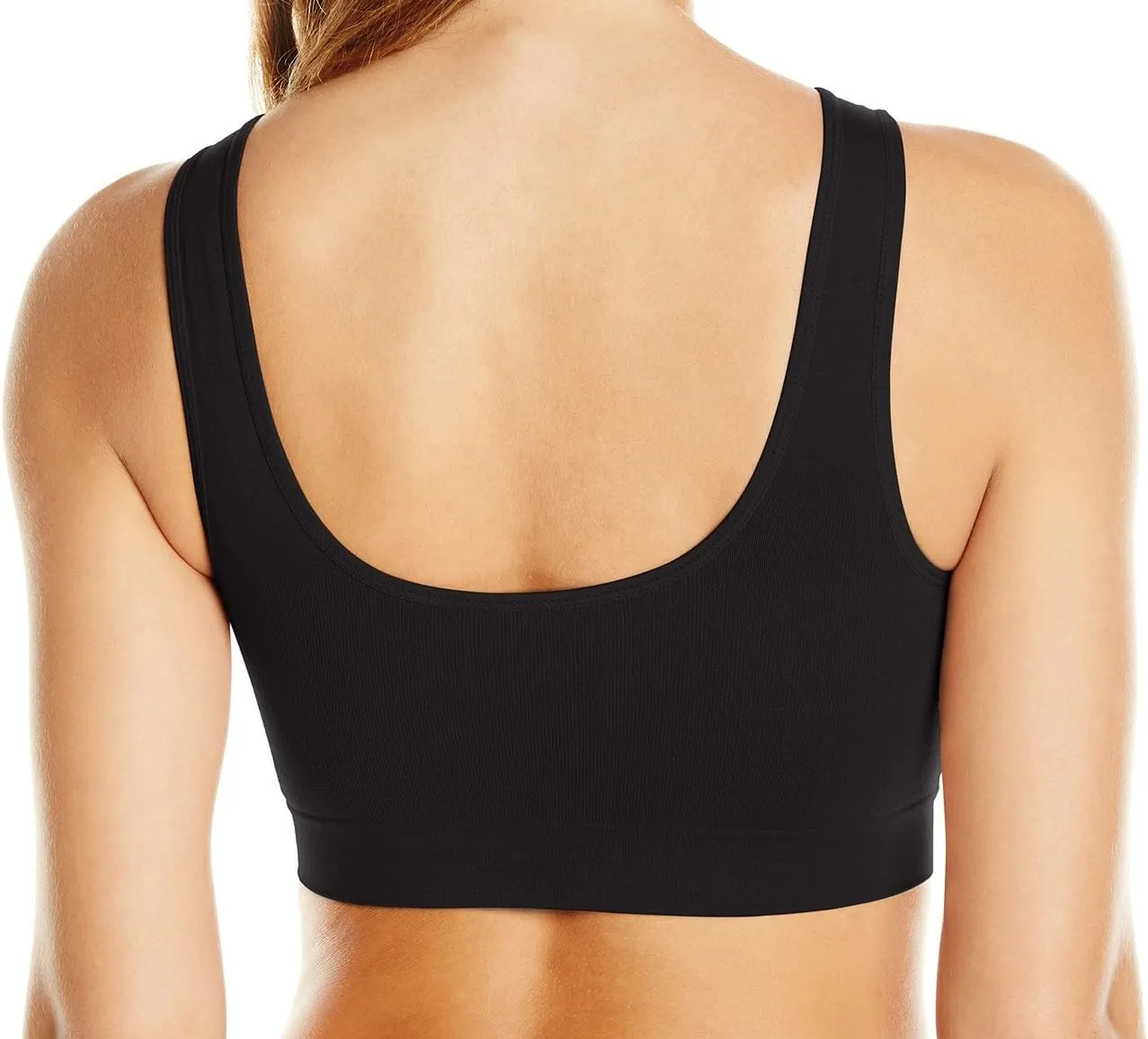 Cabales Women's Seamless Bras for Yoga Fitness Running Workout Low Impact Sports Bras with Removable Pads