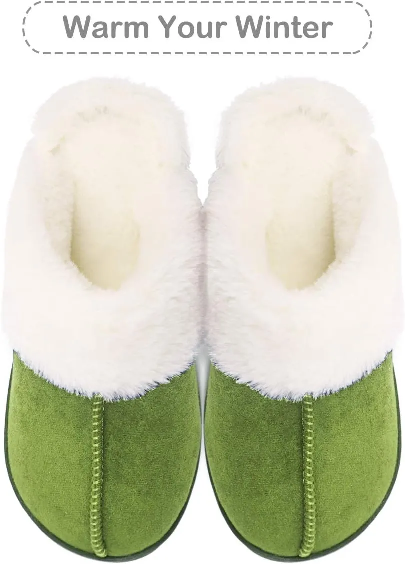 Caramella Bubble Women Slippers House Shoes : Fuzzy Fur Memory Foam Non Slip Slipper - Indoor Outdoor Ladies Maternity Home Slide