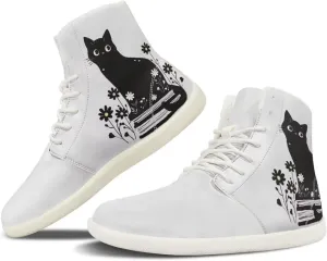 chaqlin High Top Sneaker Laces White for Women Men Fitness Ankle Support Shoes Ankle Boots Walking Tennis Platform Leather Sneaker