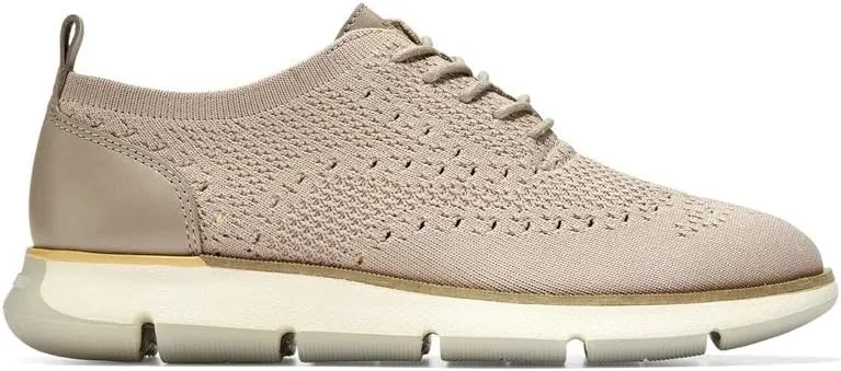 Cole Haan 4.Zerogrand Stitchlite Oxford Etherea Knit/Etherea Smooth Leather/Pumpkin/Optic White 10 C - Wide