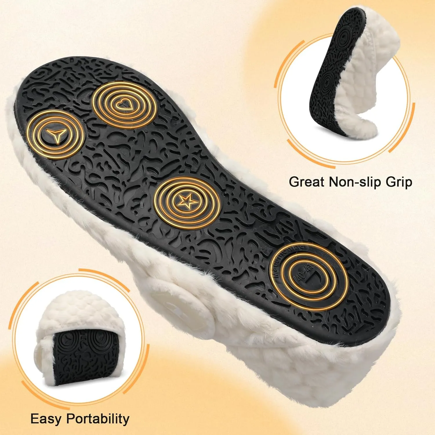 Comfy House Slippers for Women & Men - Wide Diabetic Sock Slippers, Soft & Cozy Barefoot House Shoes