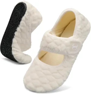 Comfy House Slippers for Women & Men - Wide Diabetic Sock Slippers, Soft & Cozy Barefoot House Shoes
