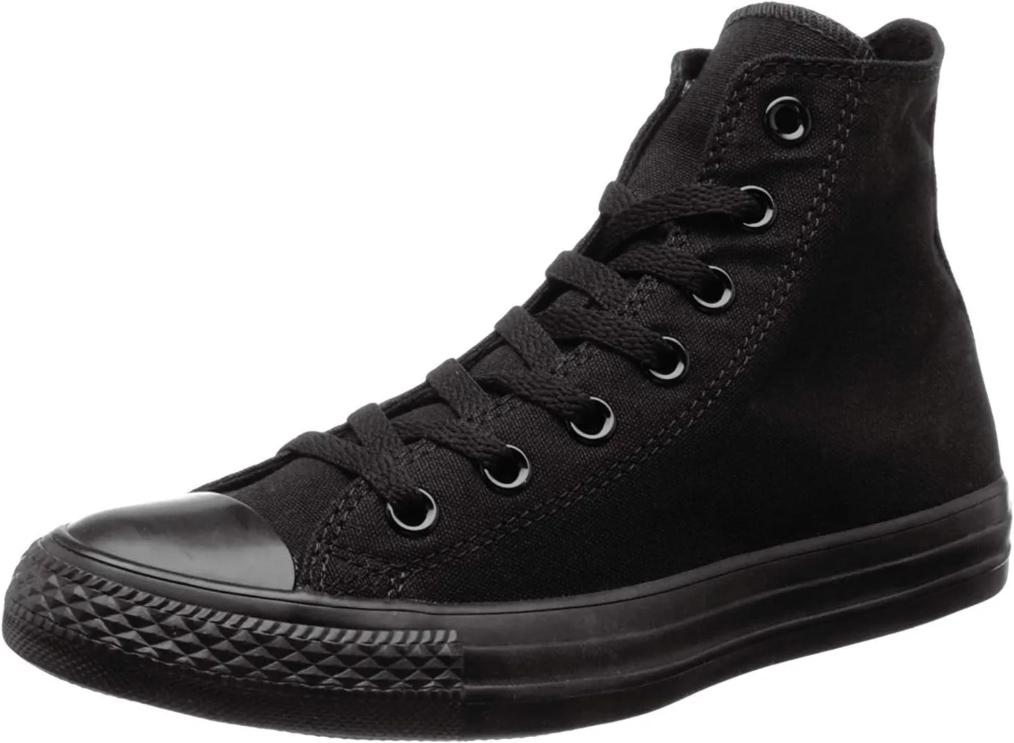 Converse Chuck Taylor All Star High Top Sneaker, Black (Monochrome), Size 7.5