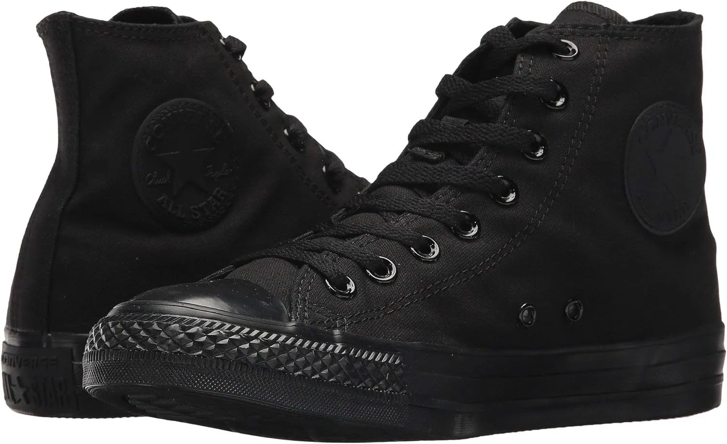Converse Hi Top Black Mono 5.5