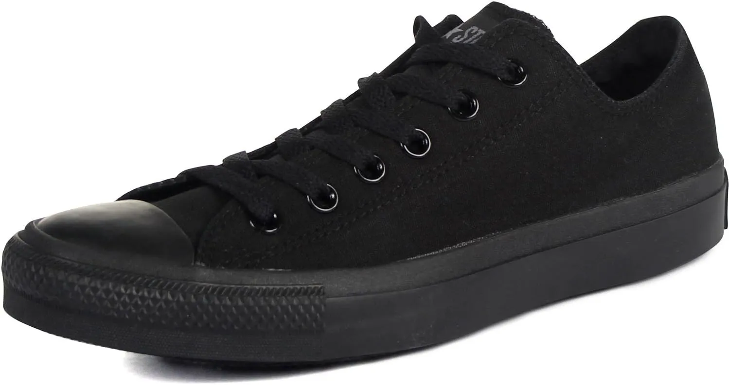 Converse Unisex Chuck Taylor All Star Ox Low Top Black/Black Sneakers - 7.5 D(M) US