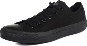 Converse Unisex Chuck Taylor All Star Ox Low Top Black/Black Sneakers - 7.5 D(M) US
