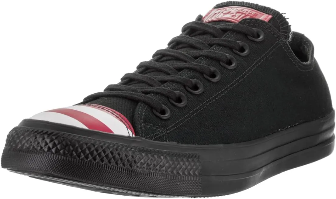 Converse Unisex Chuck Taylor All Star Ox Low Top Classic Black/Navy/R Sneaker