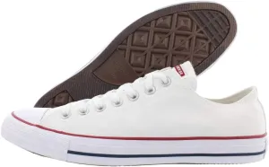 Converse Women's Chuck Taylor All Star Low Top Sneaker, Tela Bianca Bianca, 7 UK Men/ 9 UK Women
