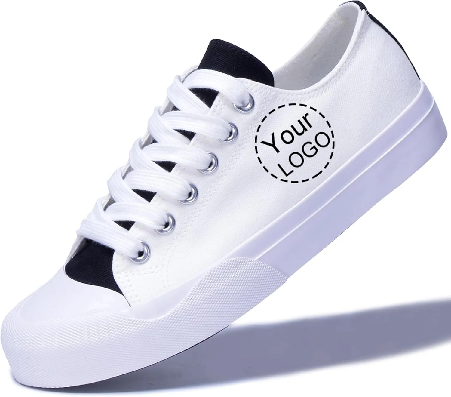 Custom Men's Canvas Low Top Fashion Sneaker Customized Personalized Cosplay Design with Photo Lace-up Classic Casual Shoes for Women Gift