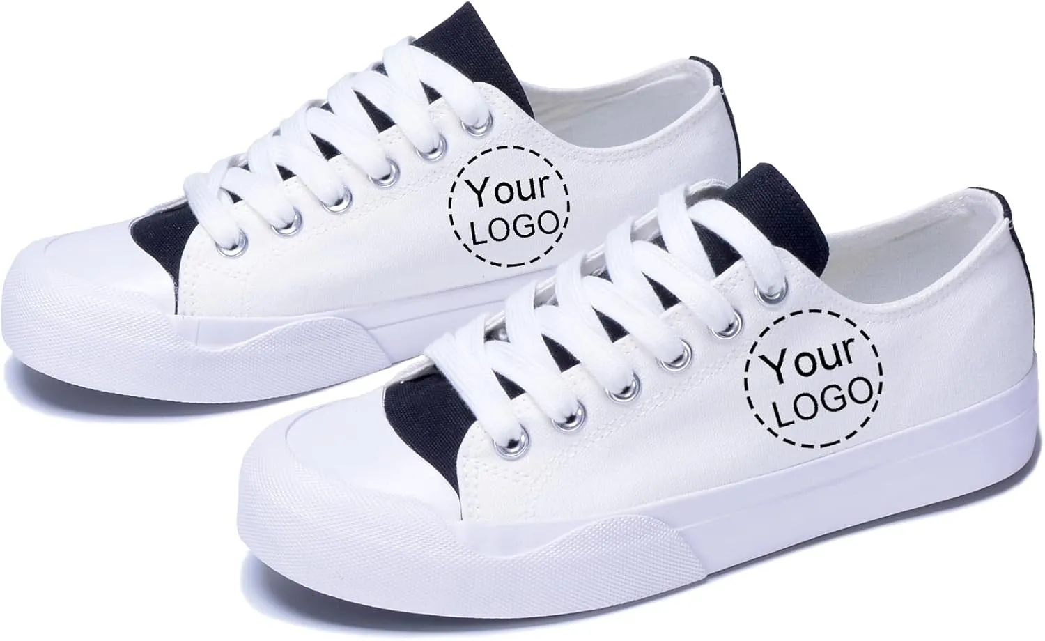 Custom Men's Canvas Low Top Fashion Sneaker Customized Personalized Cosplay Design with Photo Lace-up Classic Casual Shoes for Women Gift