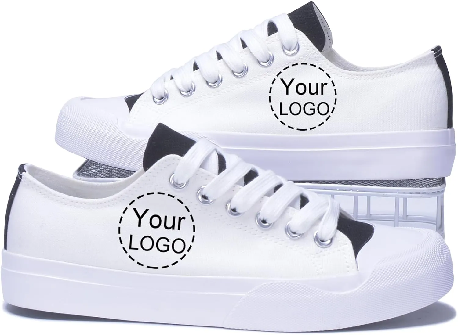 Custom Men's Canvas Low Top Fashion Sneaker Customized Personalized Cosplay Design with Photo Lace-up Classic Casual Shoes for Women Gift