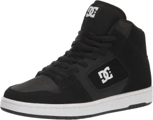 DC Men's Manteca 4 Hi High Top Casual Skate Shoe Sneaker, Black/White, 10.5