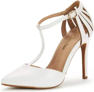DREAM PAIRS Women's Oppointed-Mary Pump Shoe