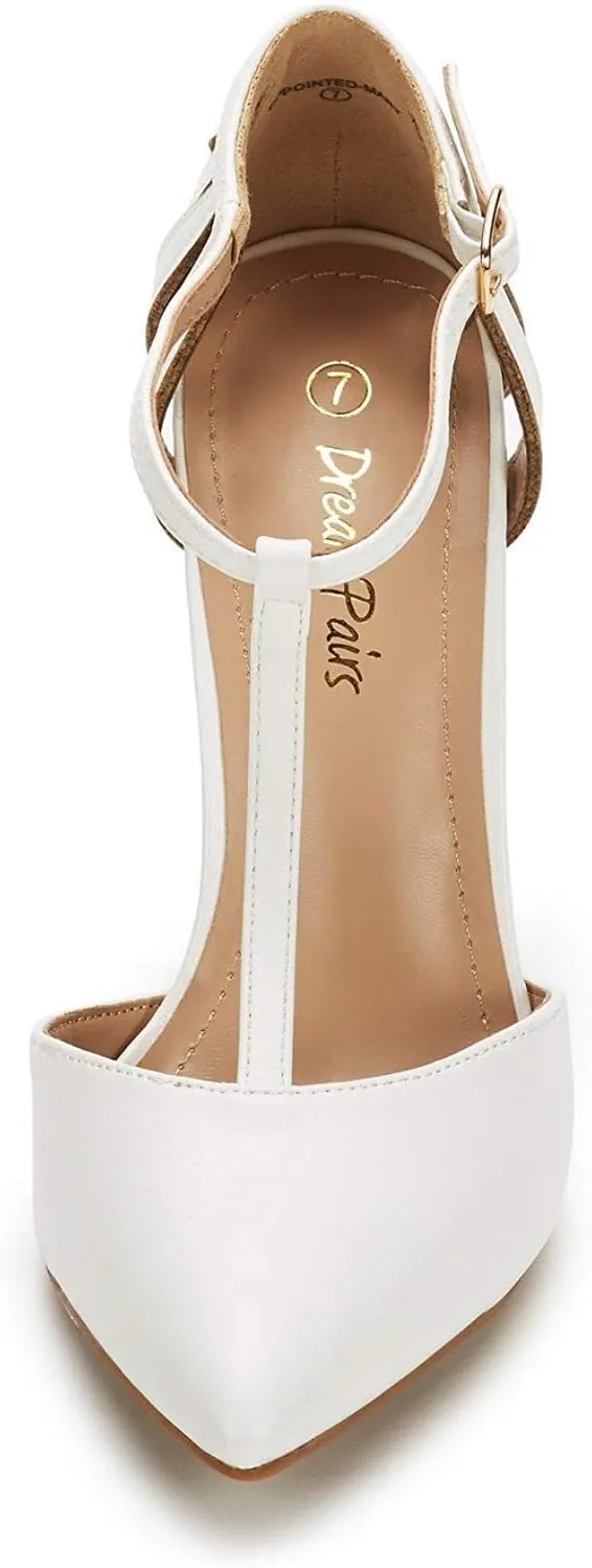 DREAM PAIRS Women's Oppointed-Mary Pump Shoe