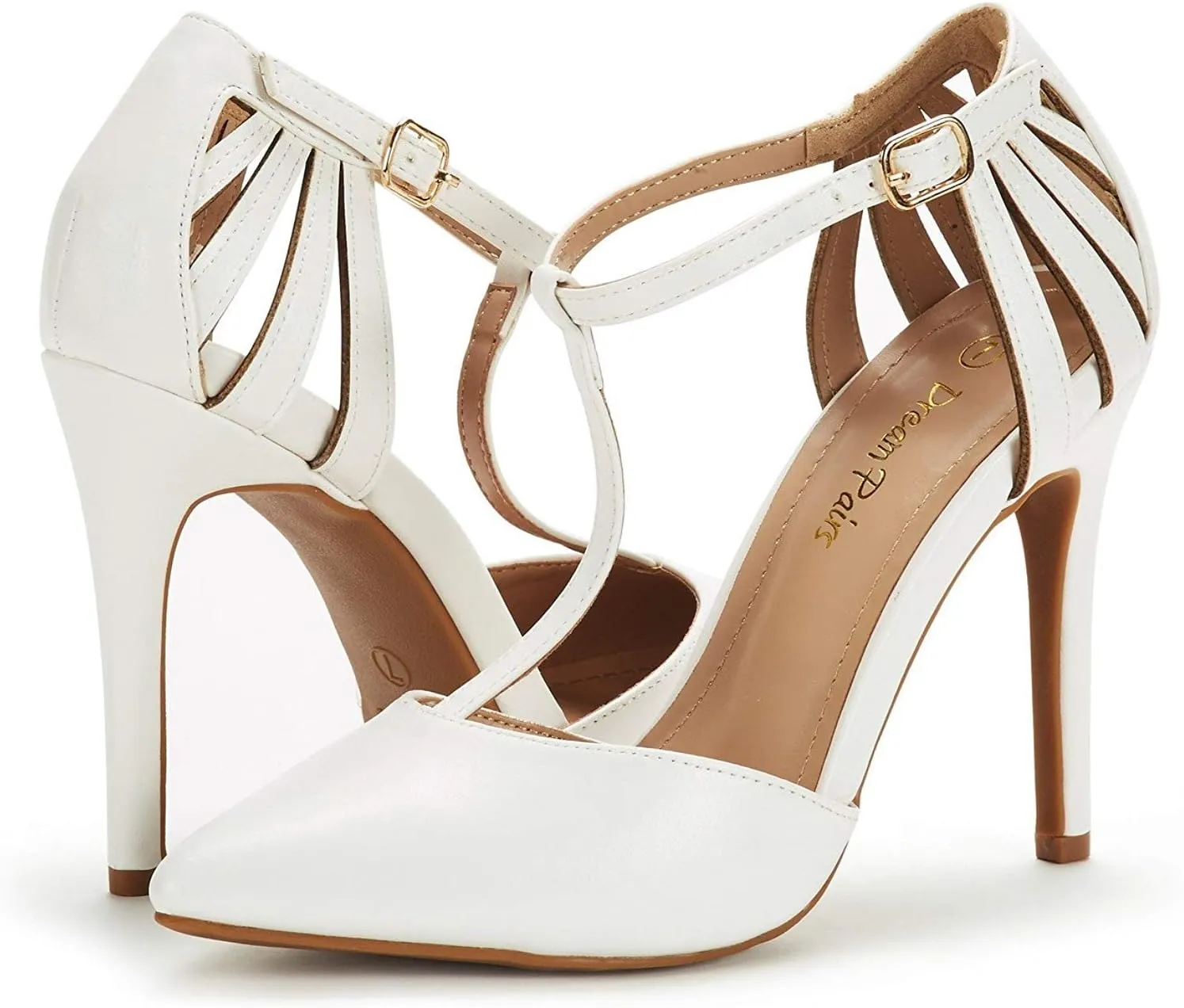 DREAM PAIRS Women's Oppointed-Mary Pump Shoe