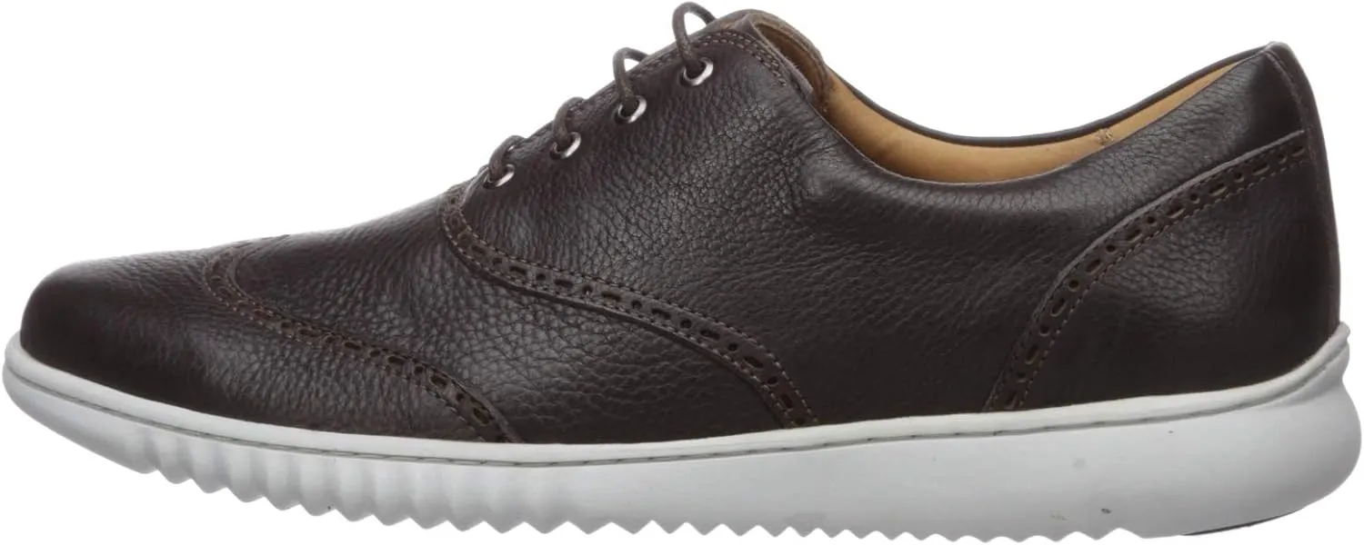 Driver Club USA Men's Geuine Leather Wingtip Oxford with Sneaker Sole Ankle Boot