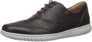 Driver Club USA Men's Geuine Leather Wingtip Oxford with Sneaker Sole Ankle Boot