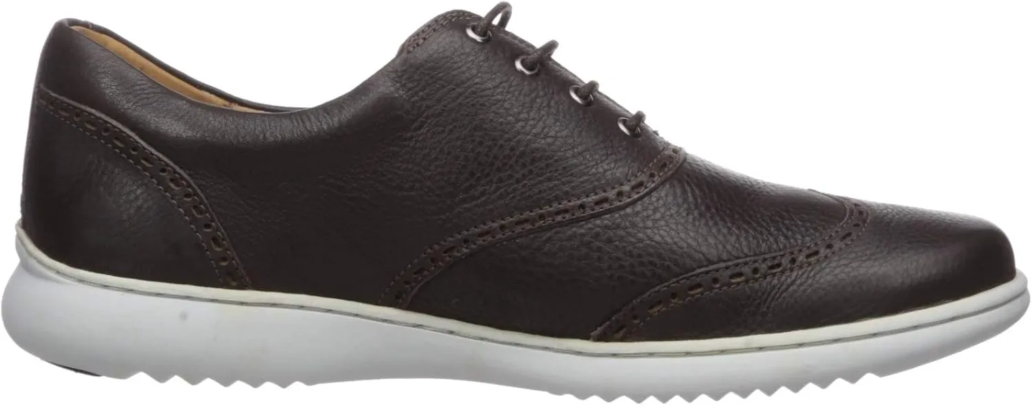 Driver Club USA Men's Geuine Leather Wingtip Oxford with Sneaker Sole Ankle Boot