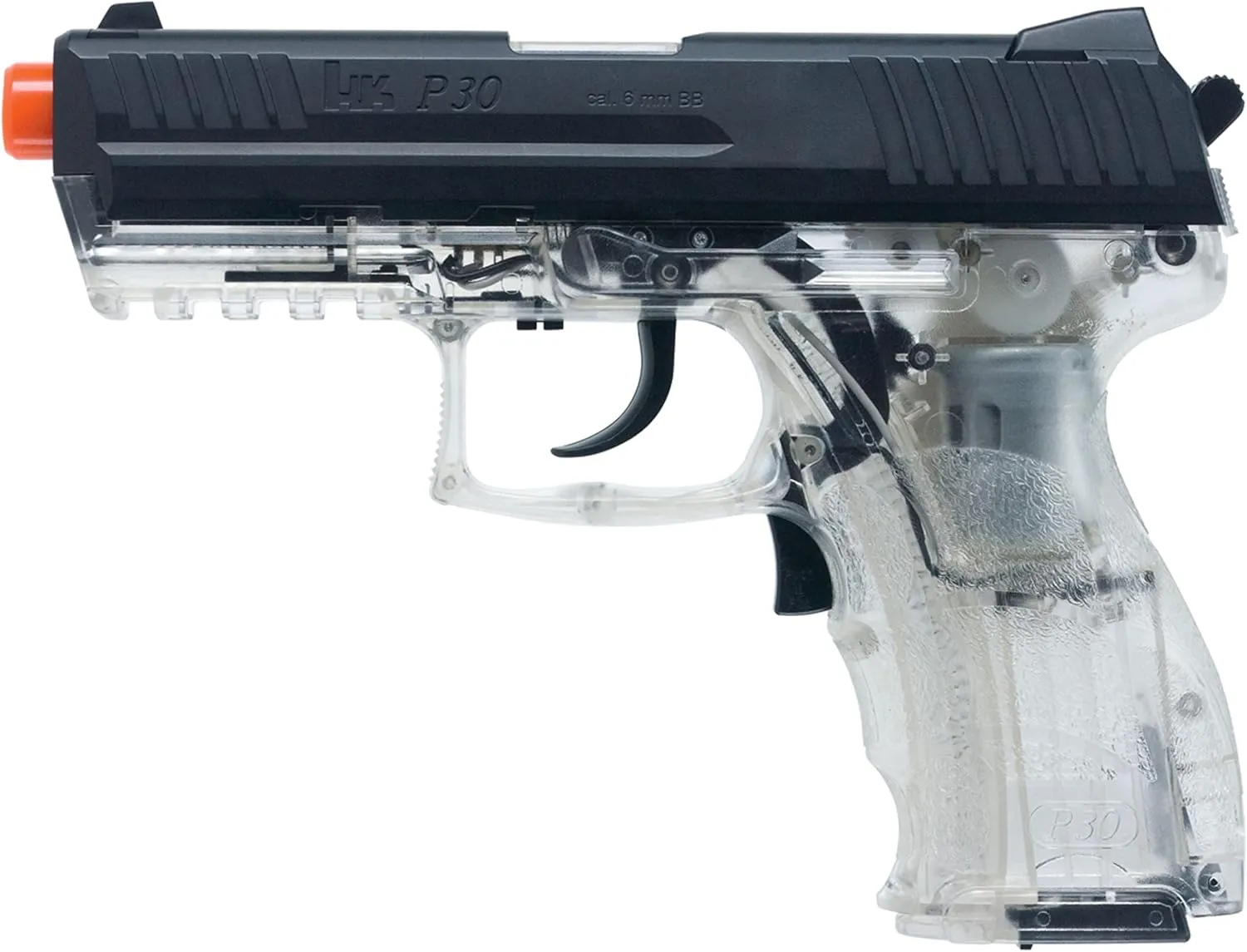 Elite Force HK Heckler & Koch P30 Electric Blowback 6mm BB Pistol Airsoft Gun, Clear