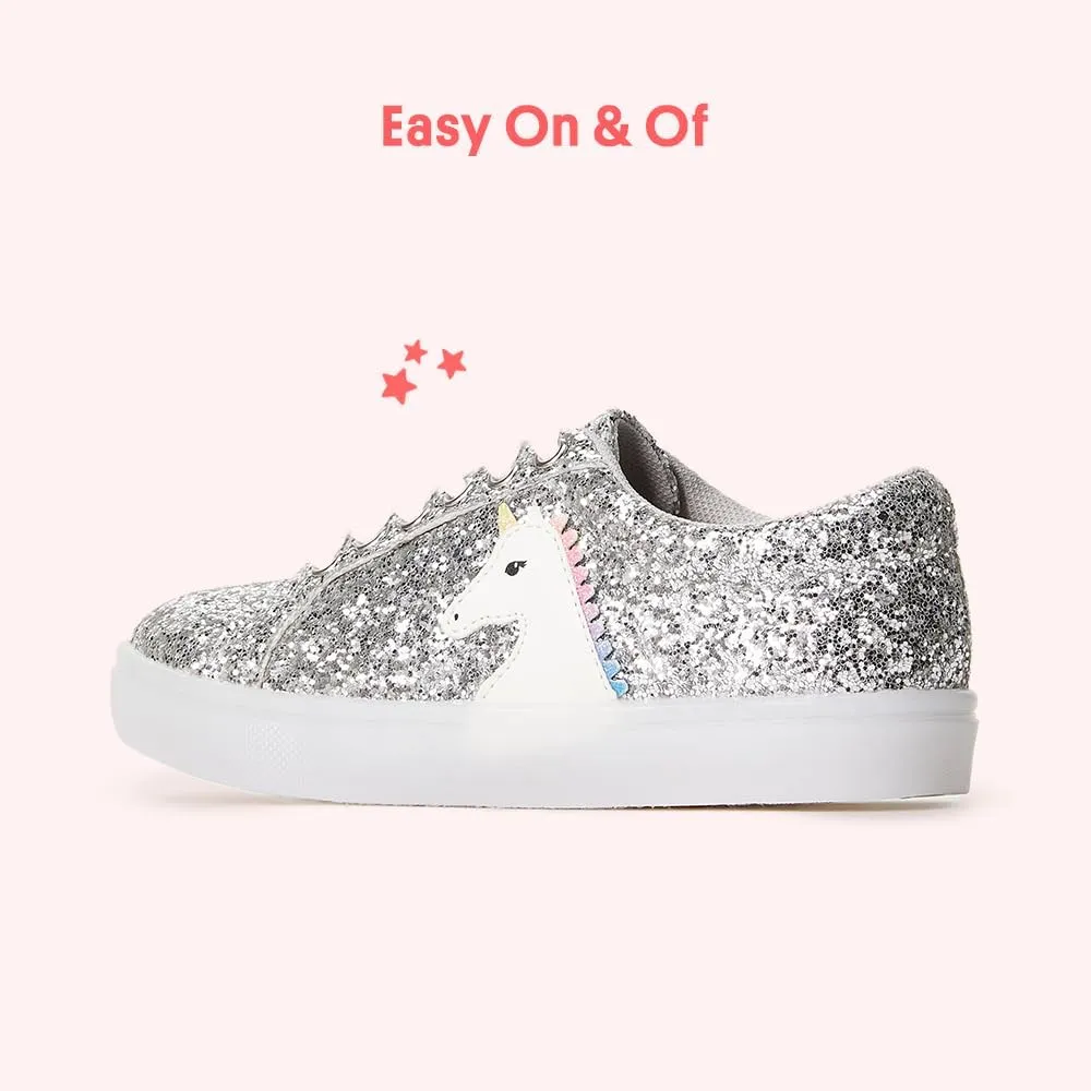 FabKids Kids Sneakers Boys Girls White Shoes Low Top Lace Up Footwear for Toddler Little Kid Big Kid