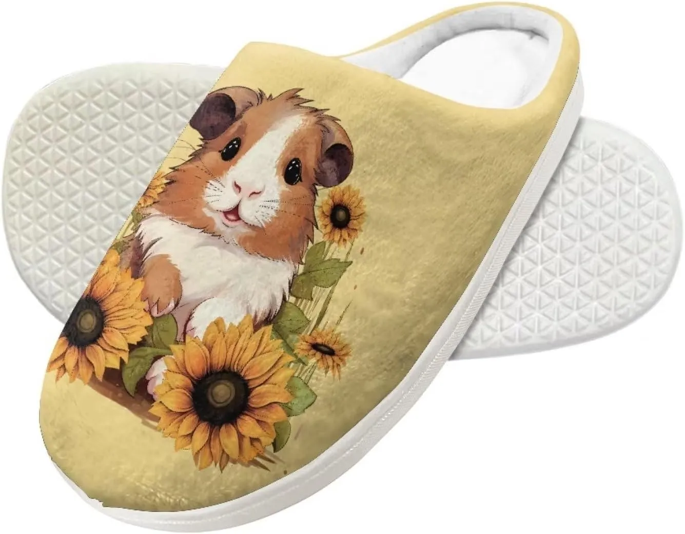 Flashideas Toddler Slippers Indoor Outdoor Anti-Skid Warm Cozy Foam Slide Soft Fuzzy Slippers
