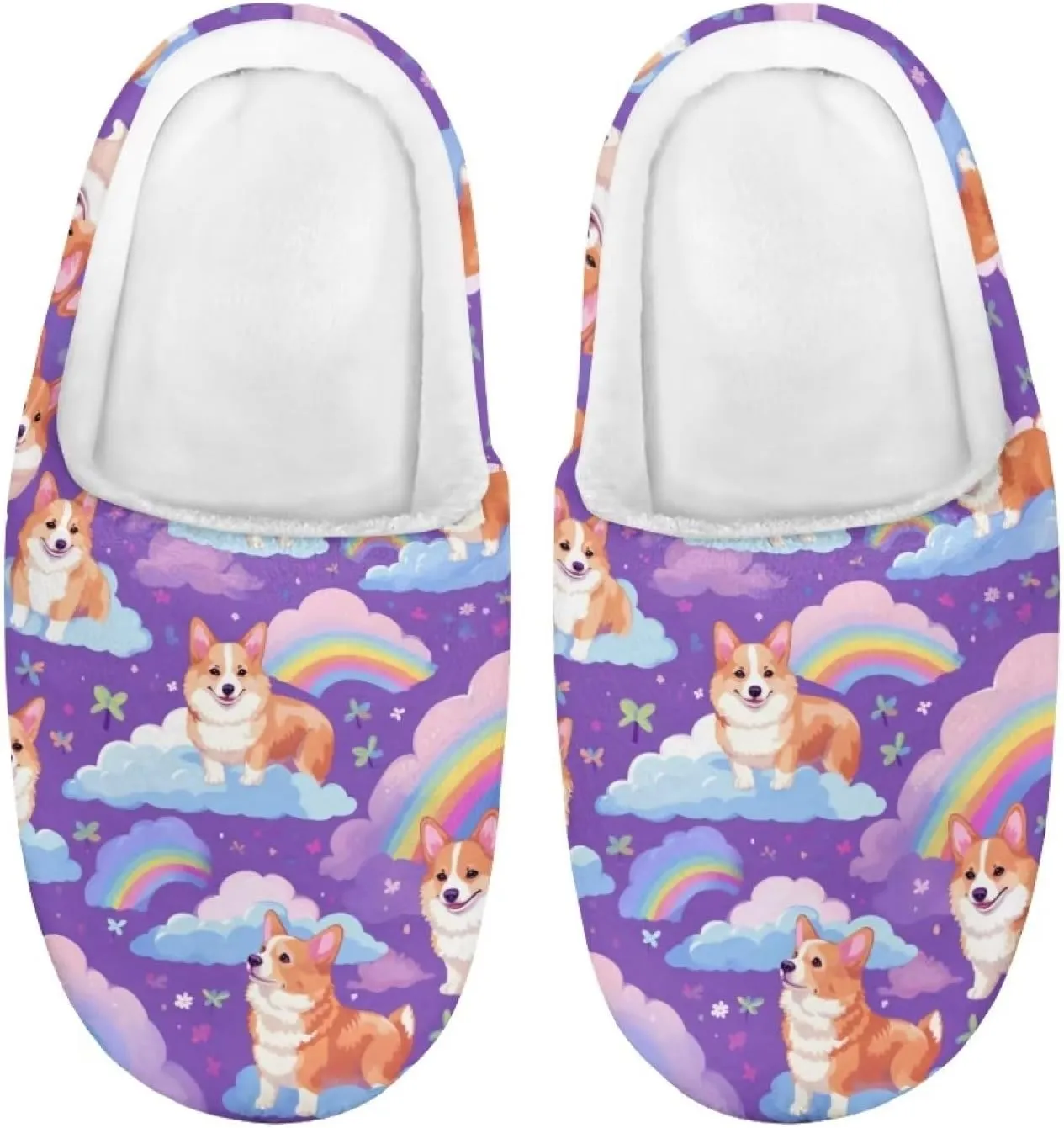 Flashideas Toddler Slippers Indoor Outdoor Anti-Skid Warm Cozy Foam Slide Soft Fuzzy Slippers