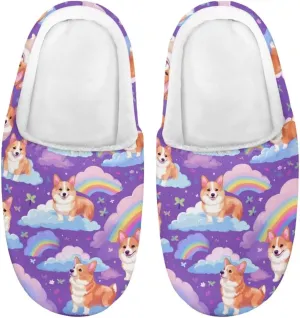 Flashideas Toddler Slippers Indoor Outdoor Anti-Skid Warm Cozy Foam Slide Soft Fuzzy Slippers