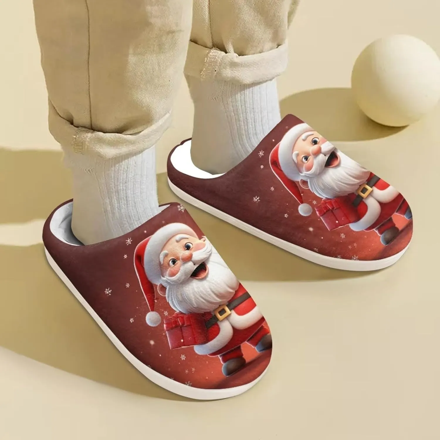 Flashideas Toddler Slippers Indoor Outdoor Anti-Skid Warm Cozy Foam Slide Soft Fuzzy Slippers